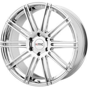 KMC KM707 CHANNEL 22X9.5 30 6X139.7/6X5.5 Chrome