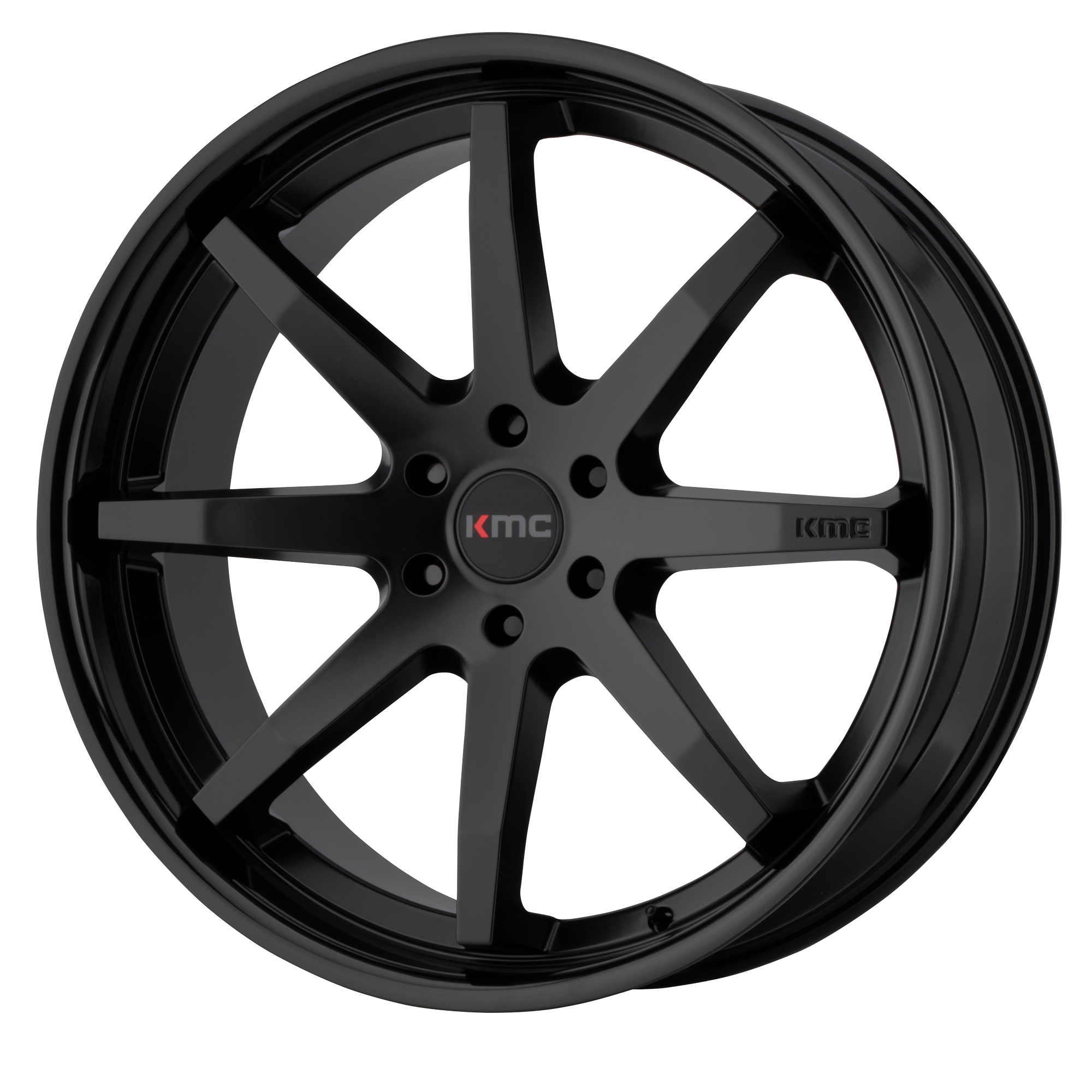 KMC KM715 REVERB 20X9 30 6X139.7/6X5.5 Satin Black Gloss Black Lip