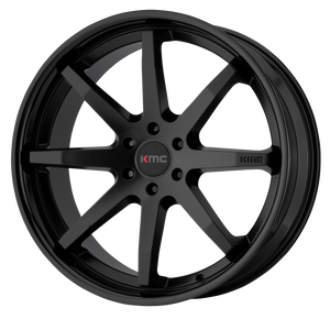 KMC KM715 REVERB 22X9.5 30 6X139.7/6X5.5 Satin Black Gloss Black Lip