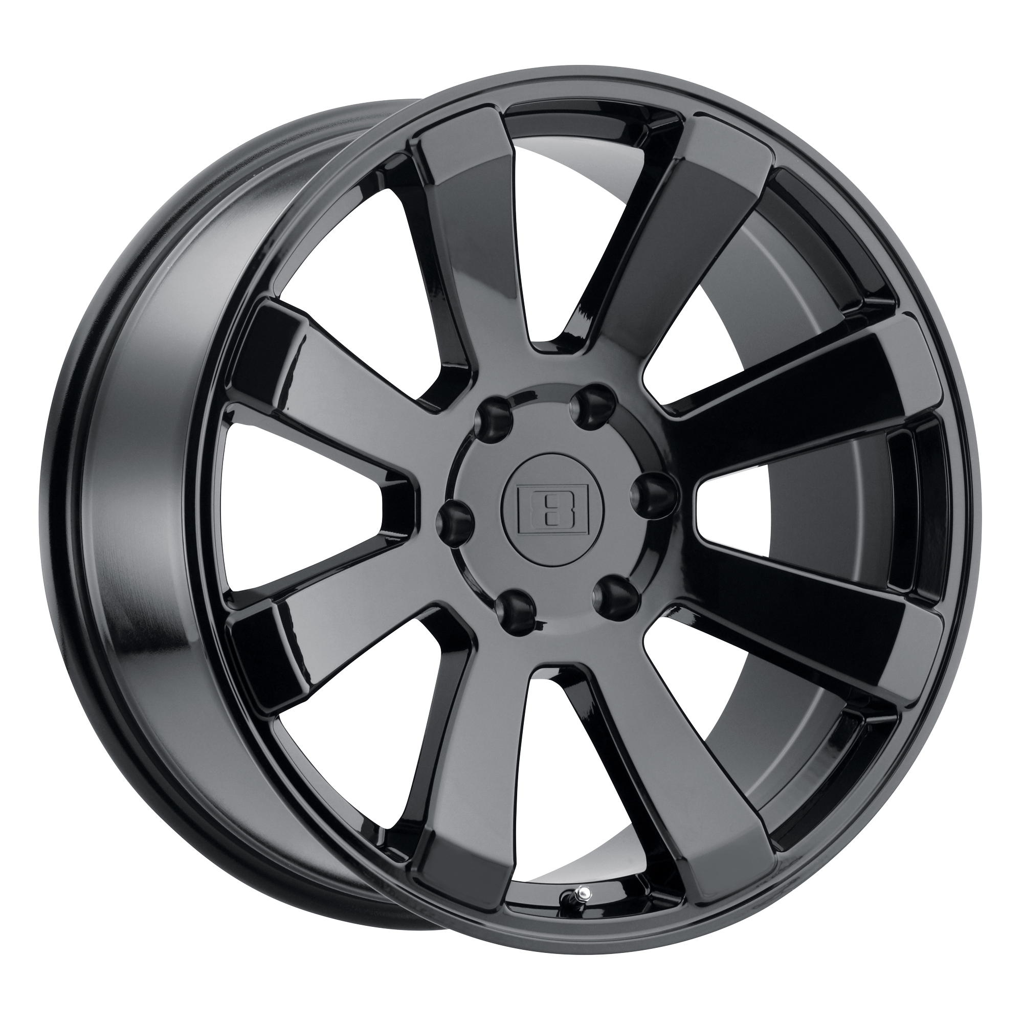 Level 8 ENFORCER 17X8.5 12 6X139.7/6X5.5 GLOSS BLACK