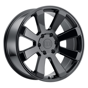 Level 8 ENFORCER 17X8.5 12 6X139.7/6X5.5 GLOSS BLACK