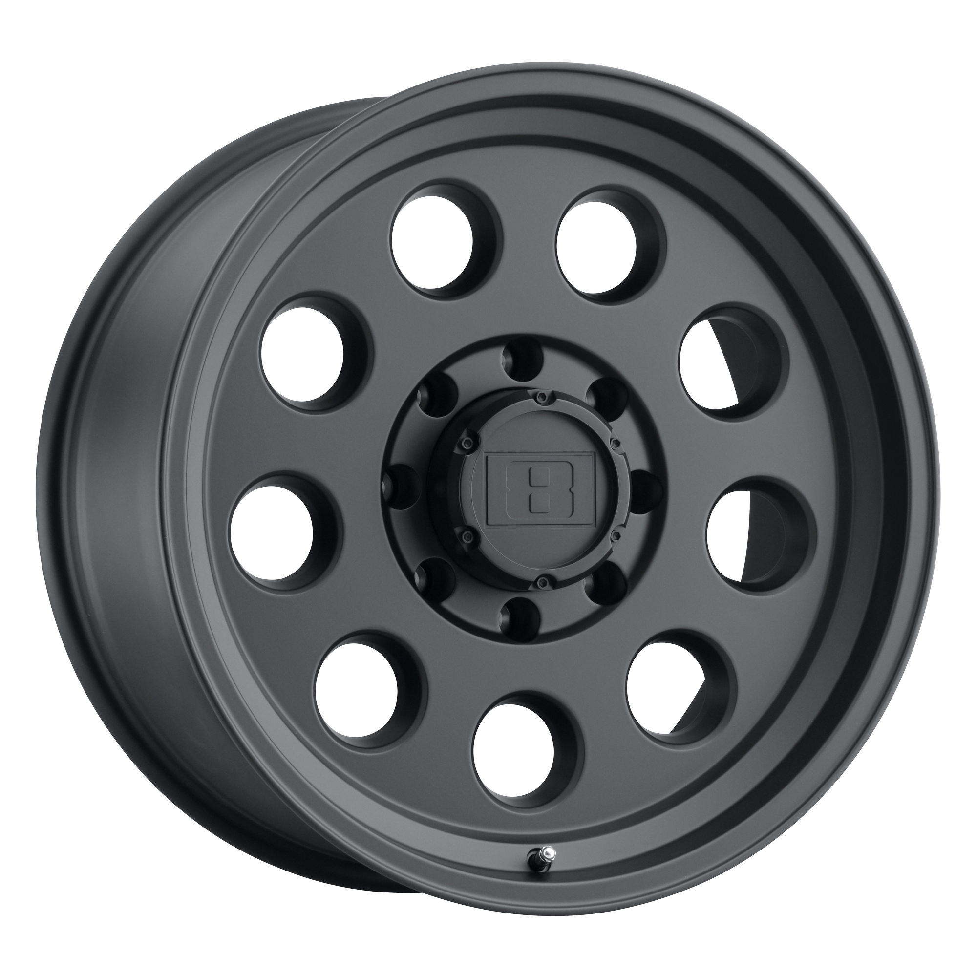 Level 8 HAULER 17X8.5 -6 5X135/5X135 MATTE BLACK