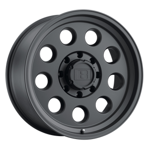 Level 8 HAULER 17X8.5 -6 5X135/5X135 MATTE BLACK