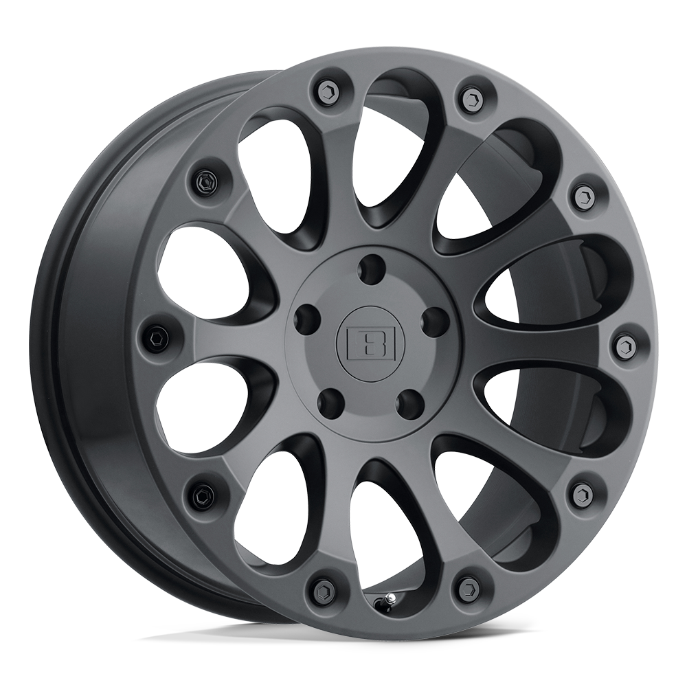 Level 8 IMPACT 17X8.5 -24 5X135/5X135 MATTE BLACK