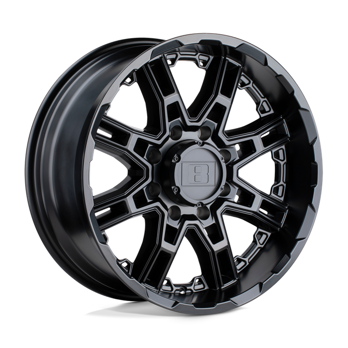 Level 8 SLINGSHOT 18X9 10 6X120/6X120 MATTE BLACK