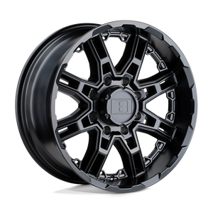 Level 8 SLINGSHOT 17X8.5 10 6X139.7/6X5.5 MATTE BLACK