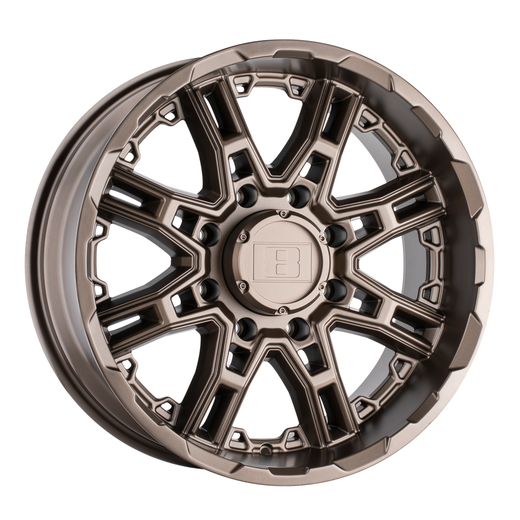 Level 8 SLINGSHOT 17X8.5 -10 5X139.7/5X5.5 MATTE BRONZE