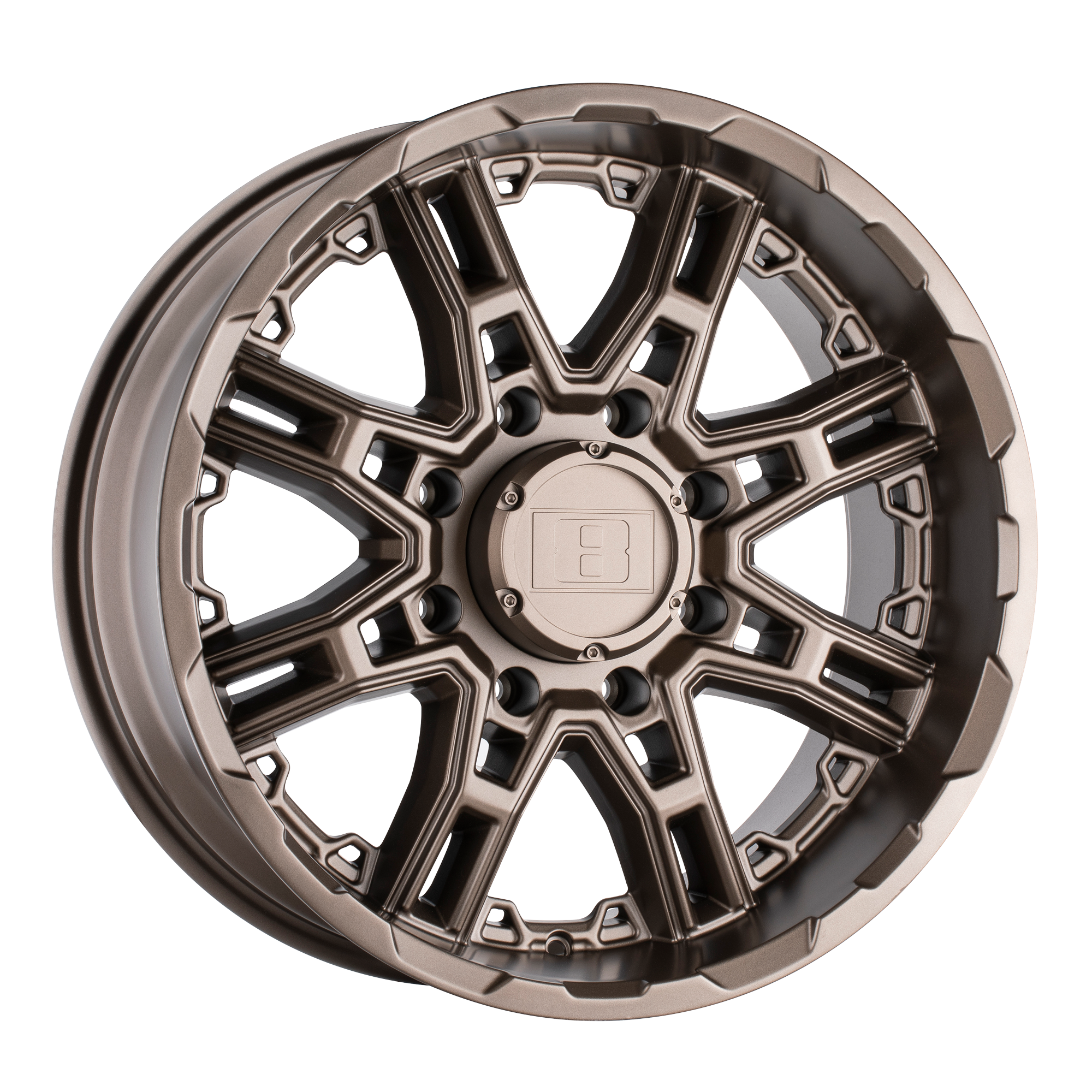 Level 8 SLINGSHOT 17X8.5 -10 5X139.7/5X5.5 MATTE BRONZE