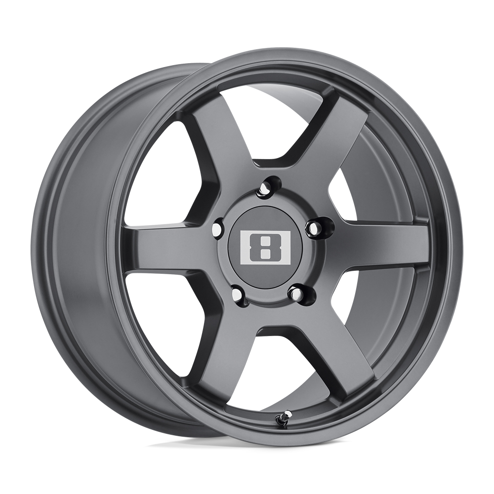 Level 8 MK6 18X9 0 6X139.7/6X5.5 MATTE GUNMETAL