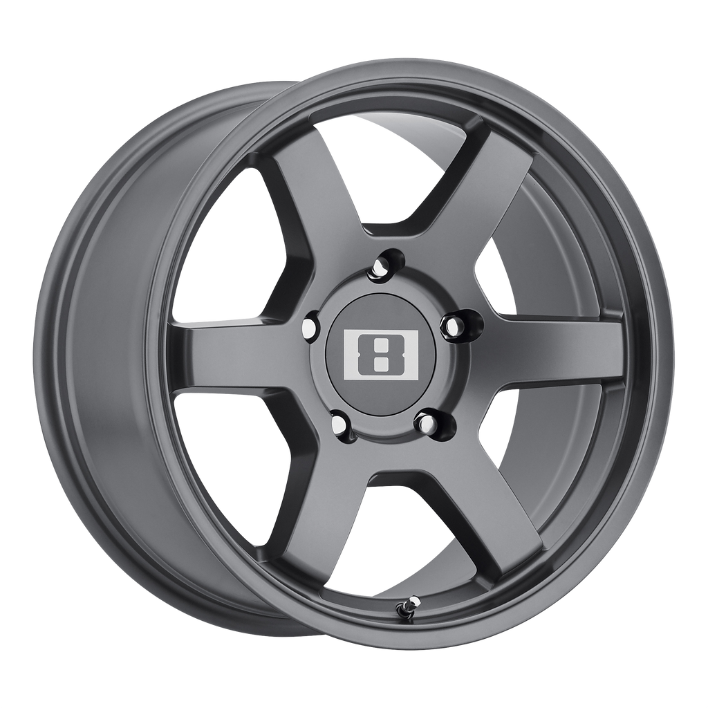 Level 8 MK6 16X8 0 6X114.3/6X4.5 MATTE GUNMETAL