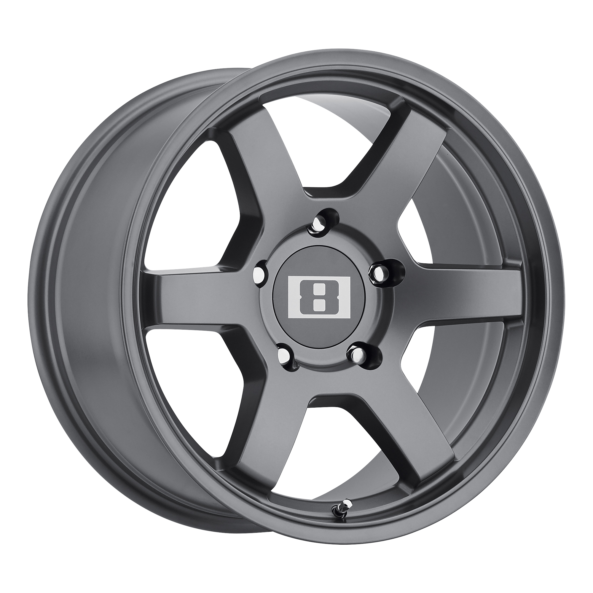 Level 8 MK6 16X8 0 6X114.3/6X4.5 MATTE GUNMETAL