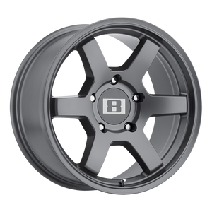 Level 8 MK6 16X8 0 6X114.3/6X4.5 MATTE GUNMETAL