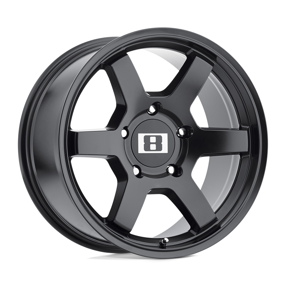 Level 8 MK6 16X8 -10 6X139.7/6X5.5 MATTE BLACK