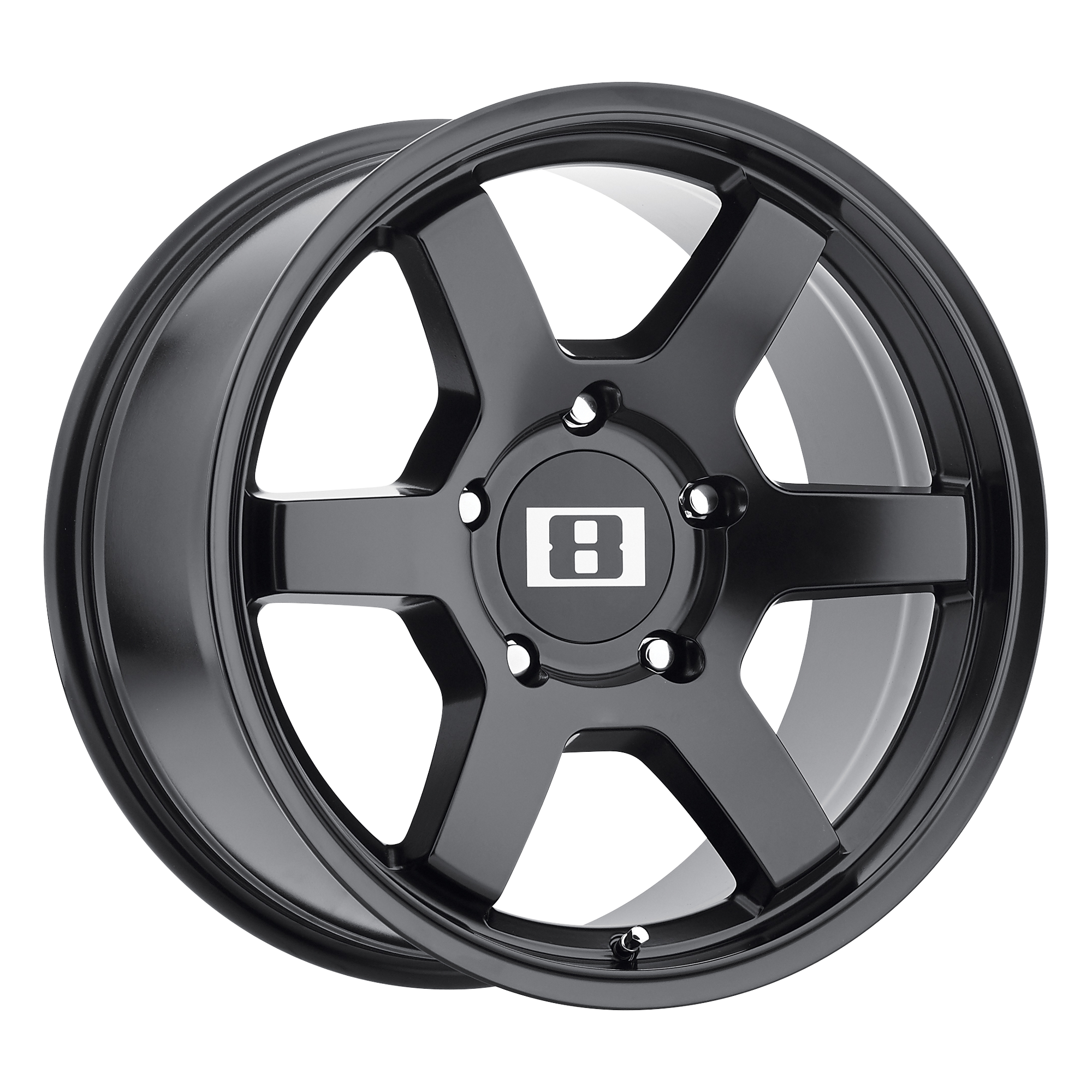 Level 8 MK6 16X8 0 6X114.3/6X4.5 MATTE BLACK