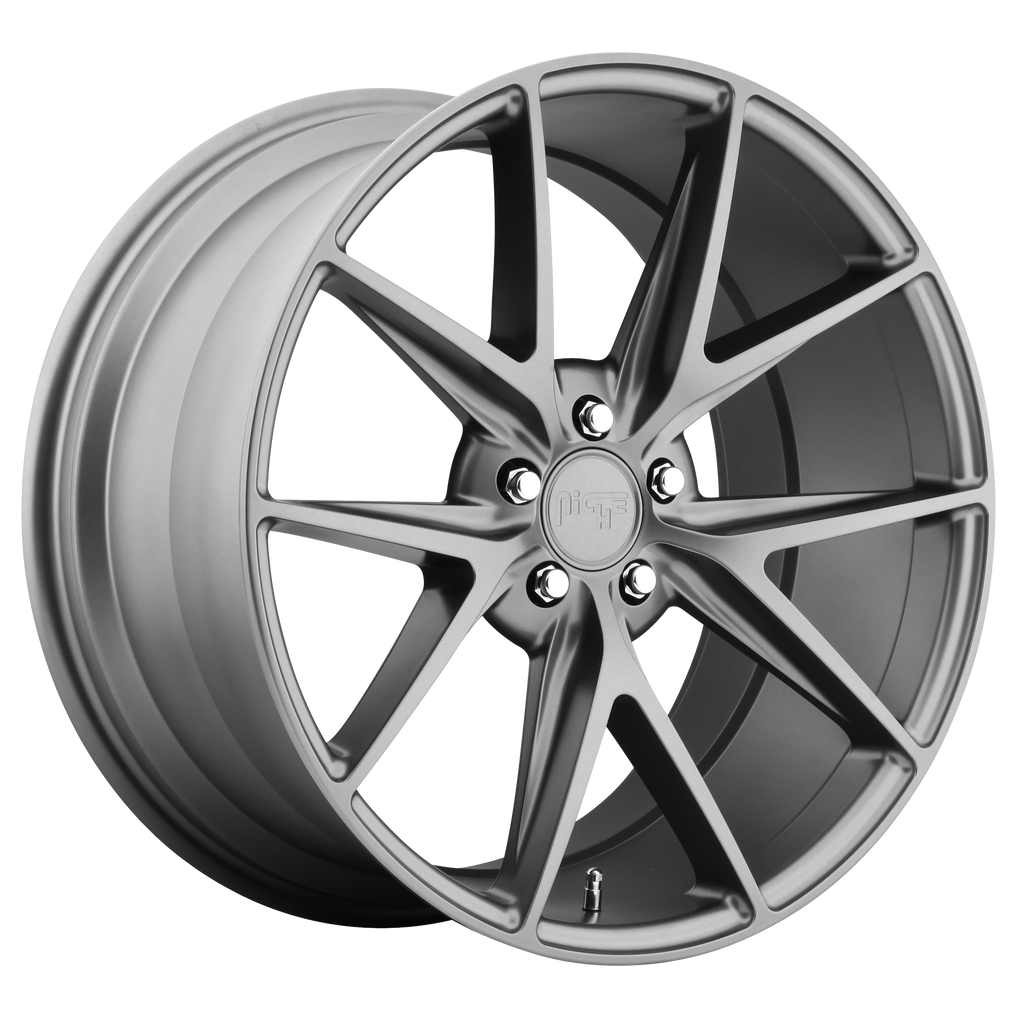 Niche 1PC M116 MISANO 19x8.5 40 5x108/5x4.25 MATTE GUN METAL