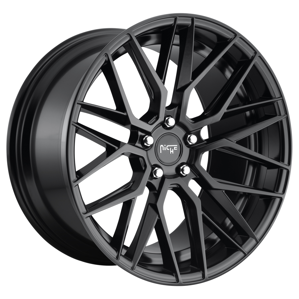 Niche 1PC M190 GAMMA 19x8.5 40 5x108/5x4.25 MATTE BLACK