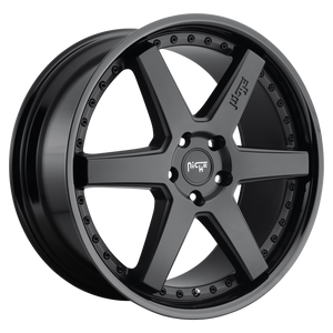 Niche 1PC M192 ALTAIR 18x8.5 40 5x108/5x4.25 GLOSS BLACK MATTE BLACK