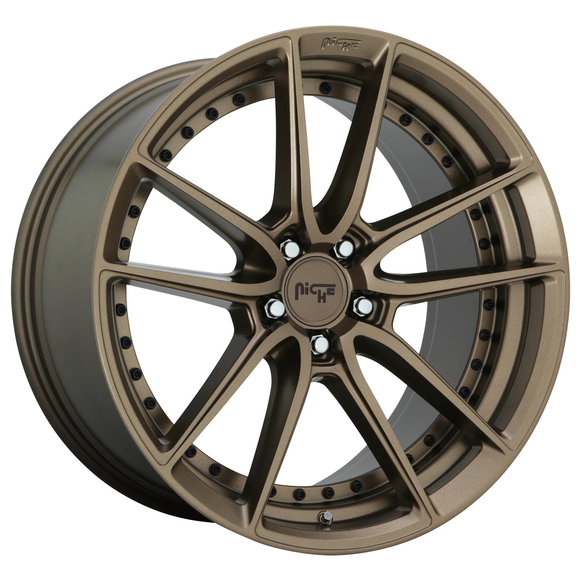 Niche 1PC M222 DFS 18x8 40 5x108/5x4.25 MATTE BRONZE