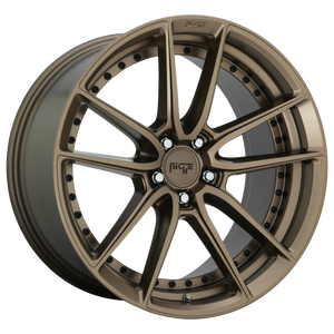 Niche 1PC M222 DFS 18x8 40 5x108/5x4.25 MATTE BRONZE