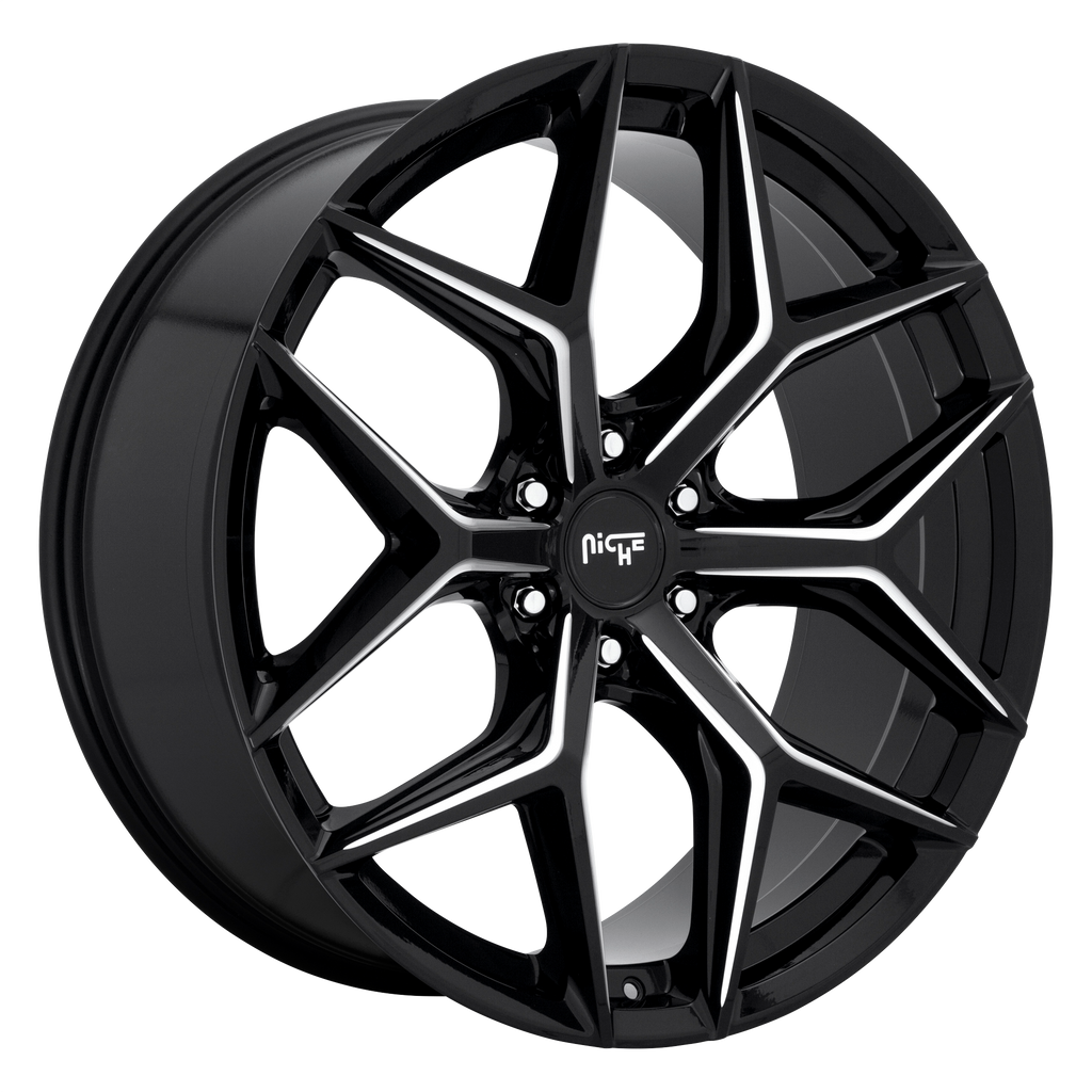 Niche 1PC M232 VICE SUV 24x10 30 6x135/6X5.3 GLOSS BLACK MILLED