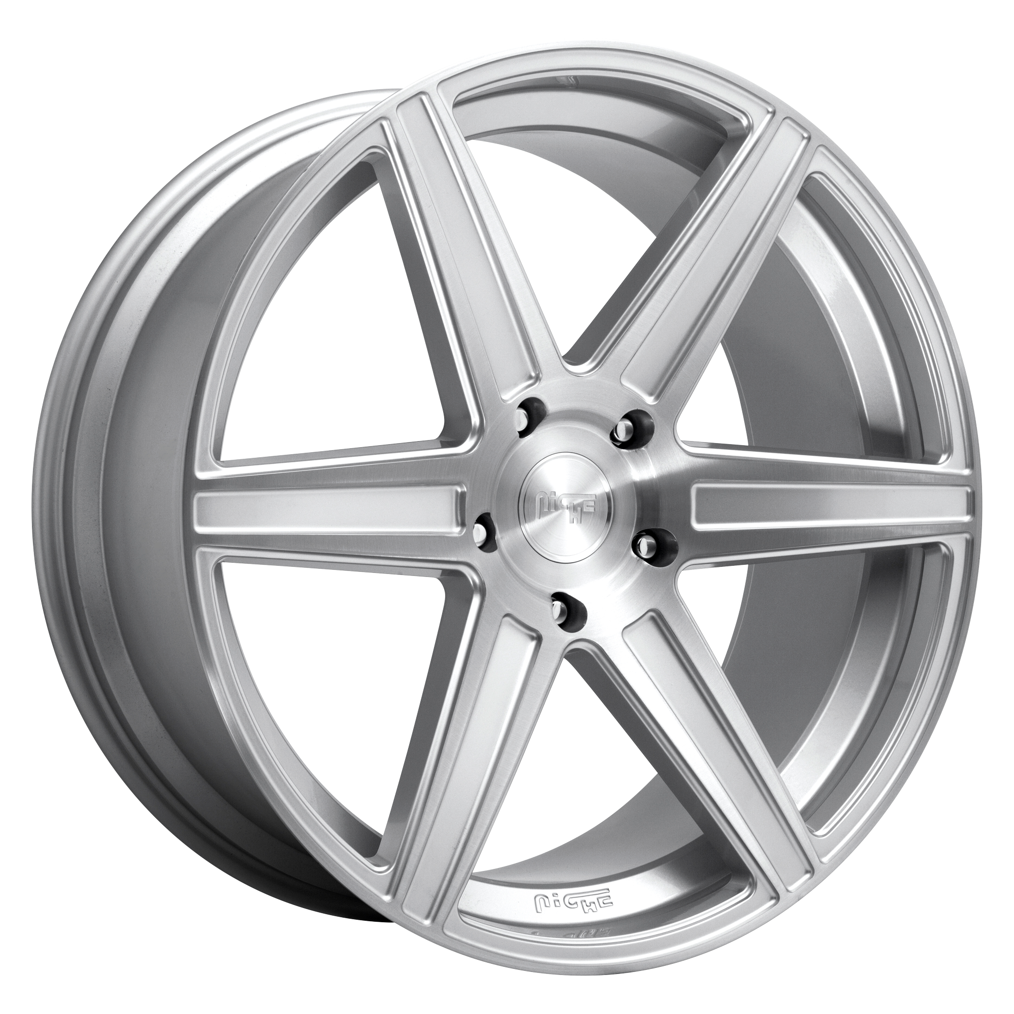 Niche 1PC M235 CARINA 22x9.5 30 6x139.7/6x5.5 GLOSS SILVER BRUSHED