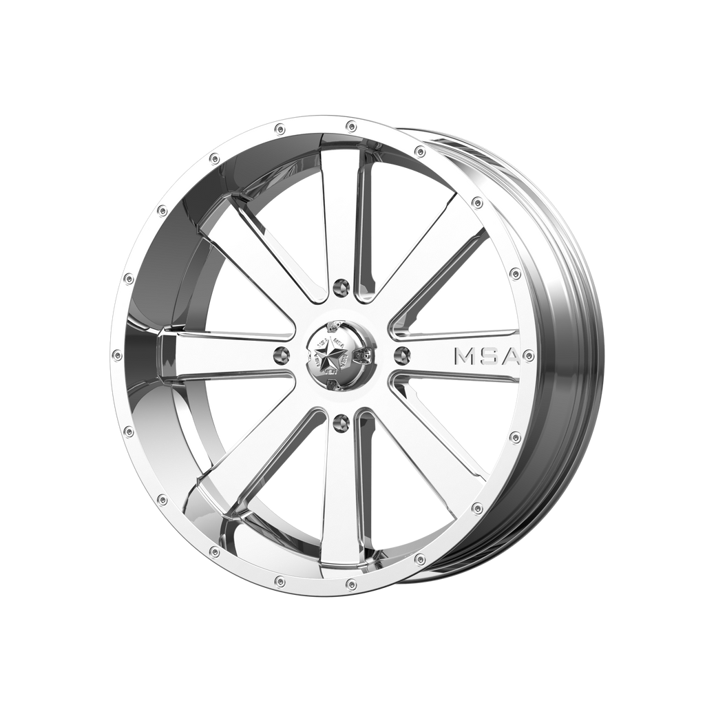 MSA Offroad Wheels M34 FLASH 22x7 0 4x156/4x156 Chrome
