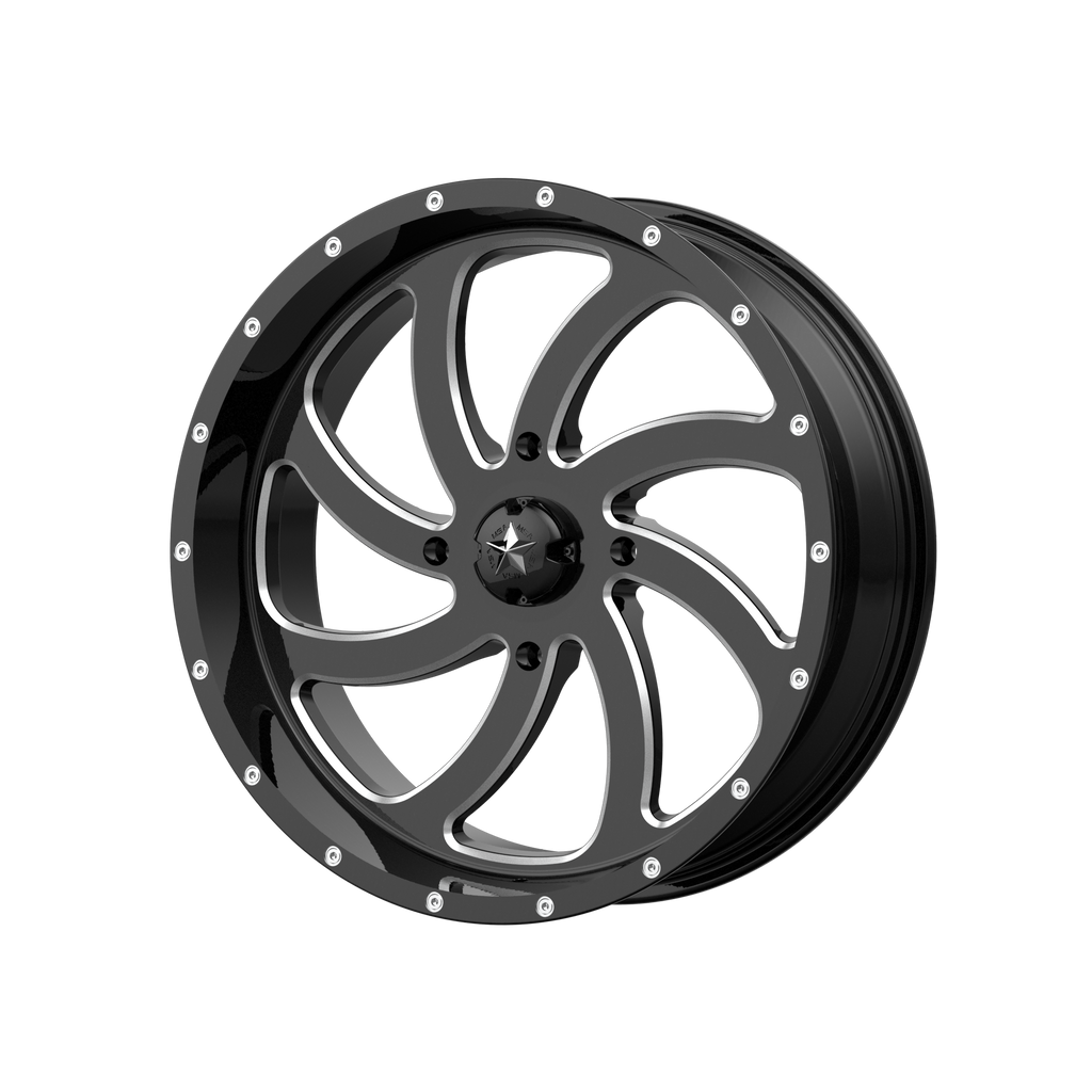 MSA Offroad Wheels M36 SWITCH 18x7 0 4x156/4x156 Gloss Black Milled