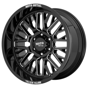 Moto Metal MO802 20x10 -18 5x127/5x5.0 Gloss Black Milled