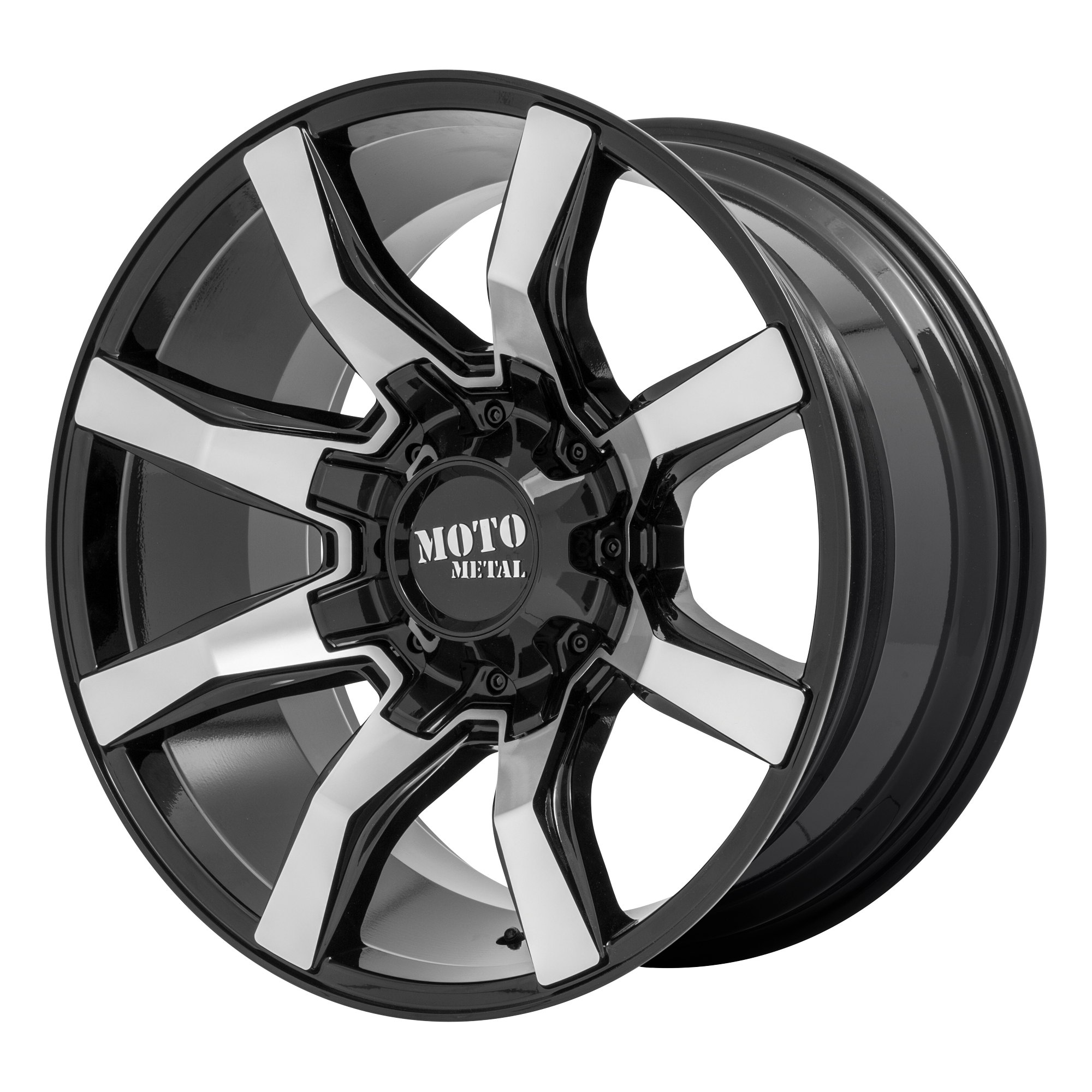 Moto Metal MO804 SPIDER 20X10 12 6X135/6X139.7 GLOSS BLACK MACHINED