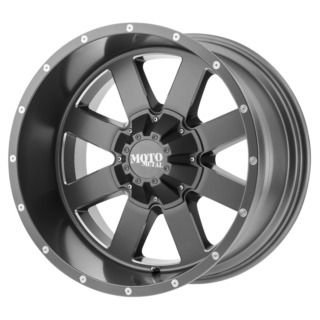 Moto Metal MO962 20x10 -24 6x139.7/6x5.5 Satin Gray Milled