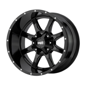 Moto Metal MO970 18X10 -24 5X139.7/5X150 GLOSS BLACK WITH MILLED LIP