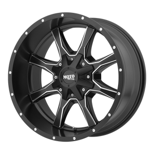 Moto Metal MO970 17X8 0 6X135/6X139.7 SEMI GLOSS BLACK MILLED