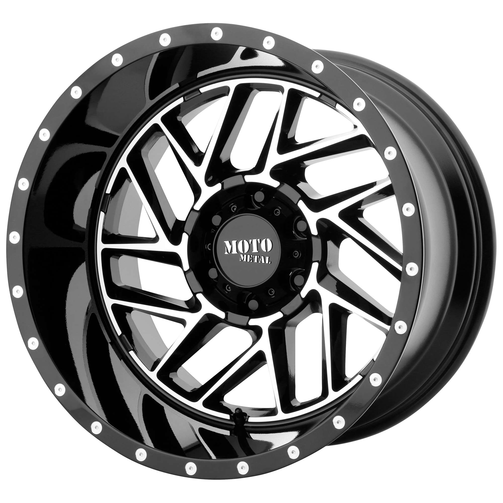 Moto Metal MO985 BREAKOUT 20x12 -44 8x170/8x6.7 Gloss Black Machined