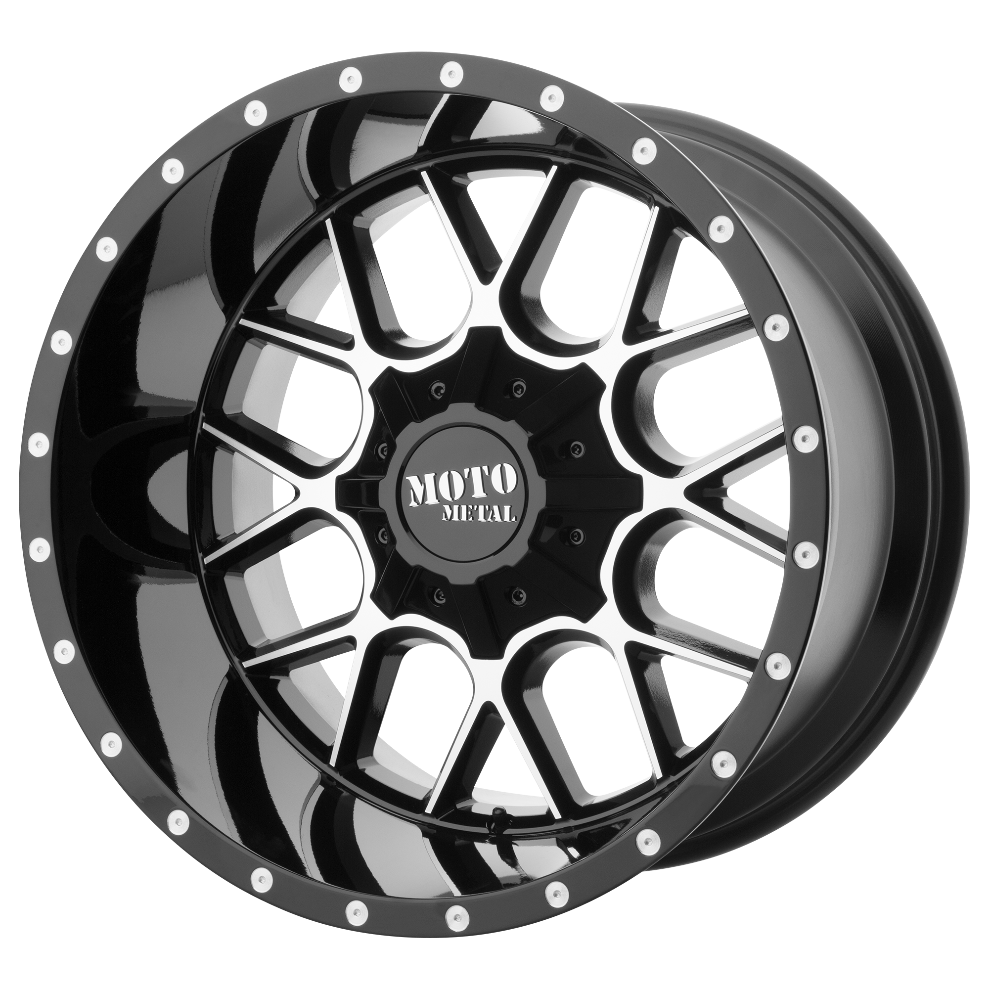 Moto Metal MO986 SIEGE 20x9 0 6x135/6x139.7/6x135/5.5 Gloss Black Machined