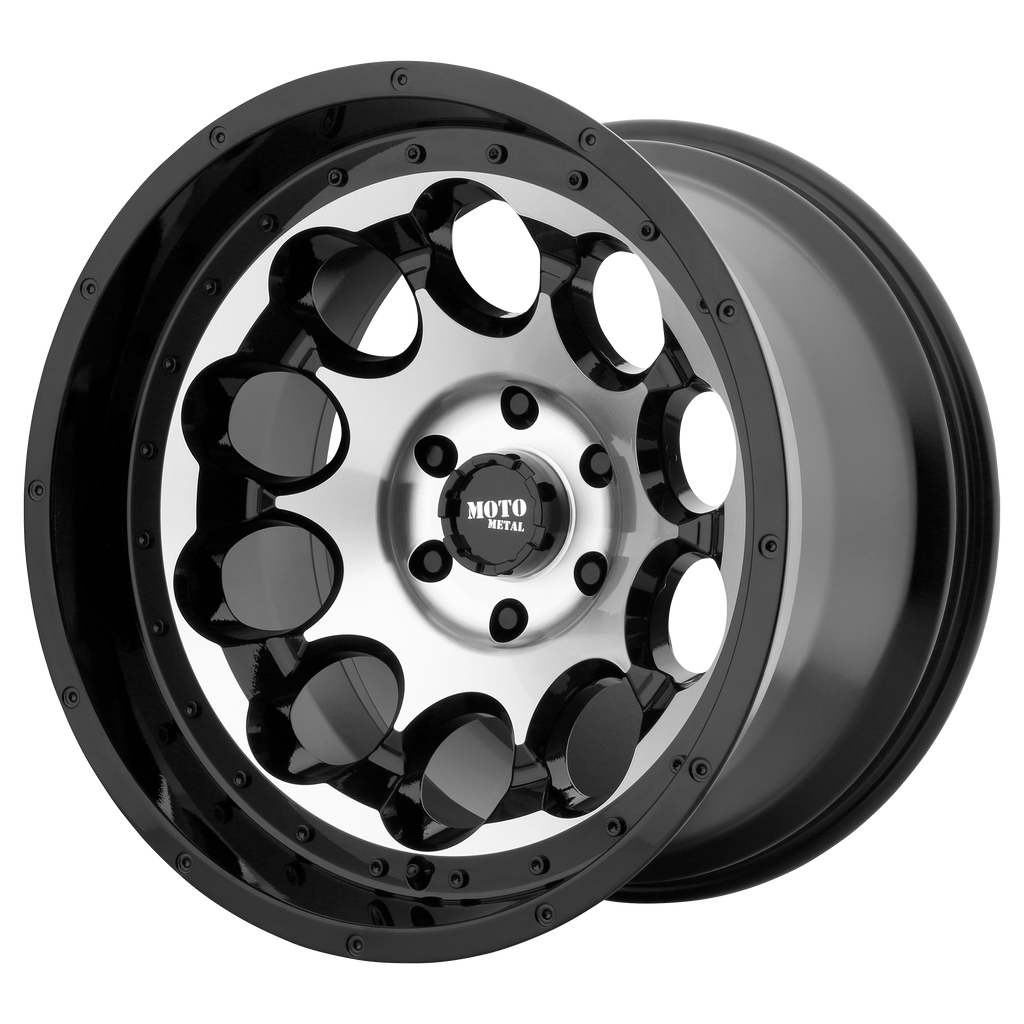 Moto Metal MO990 ROTARY 17X9 -12 6X139.7/6X5.5 Gloss Black Machined