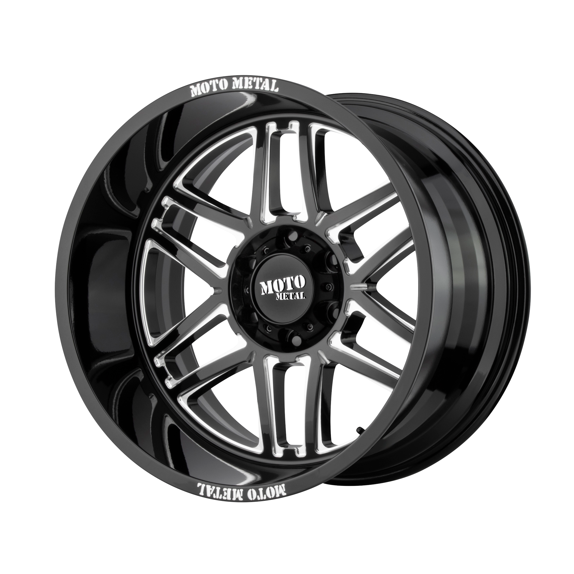 Moto Metal MO992 FOLSOM 22x10 -18 6x135/6X5.3 Gloss Black Milled