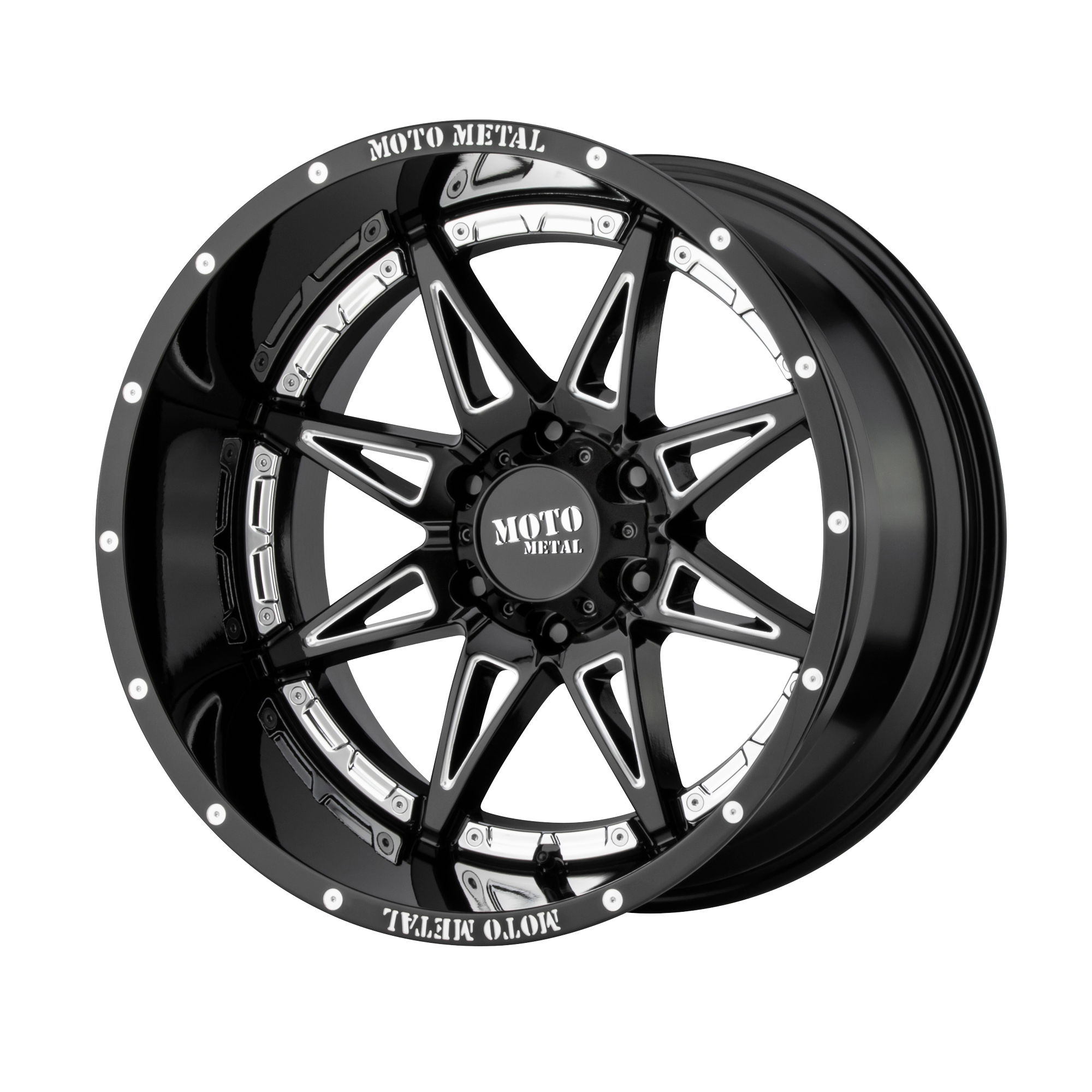 Moto Metal MO993 HYDRA 20x10 -18 6x135/6X5.3 Gloss Black Milled