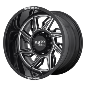 Moto Metal MO997 HURRICANE 20x10 -18 6x135/6X5.3 Gloss Black Milled - Left Directional