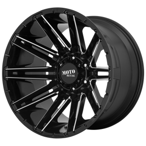 Moto Metal MO998 KRAKEN 20x12 -44 8x165.1/8x6.5 Gloss Black Milled