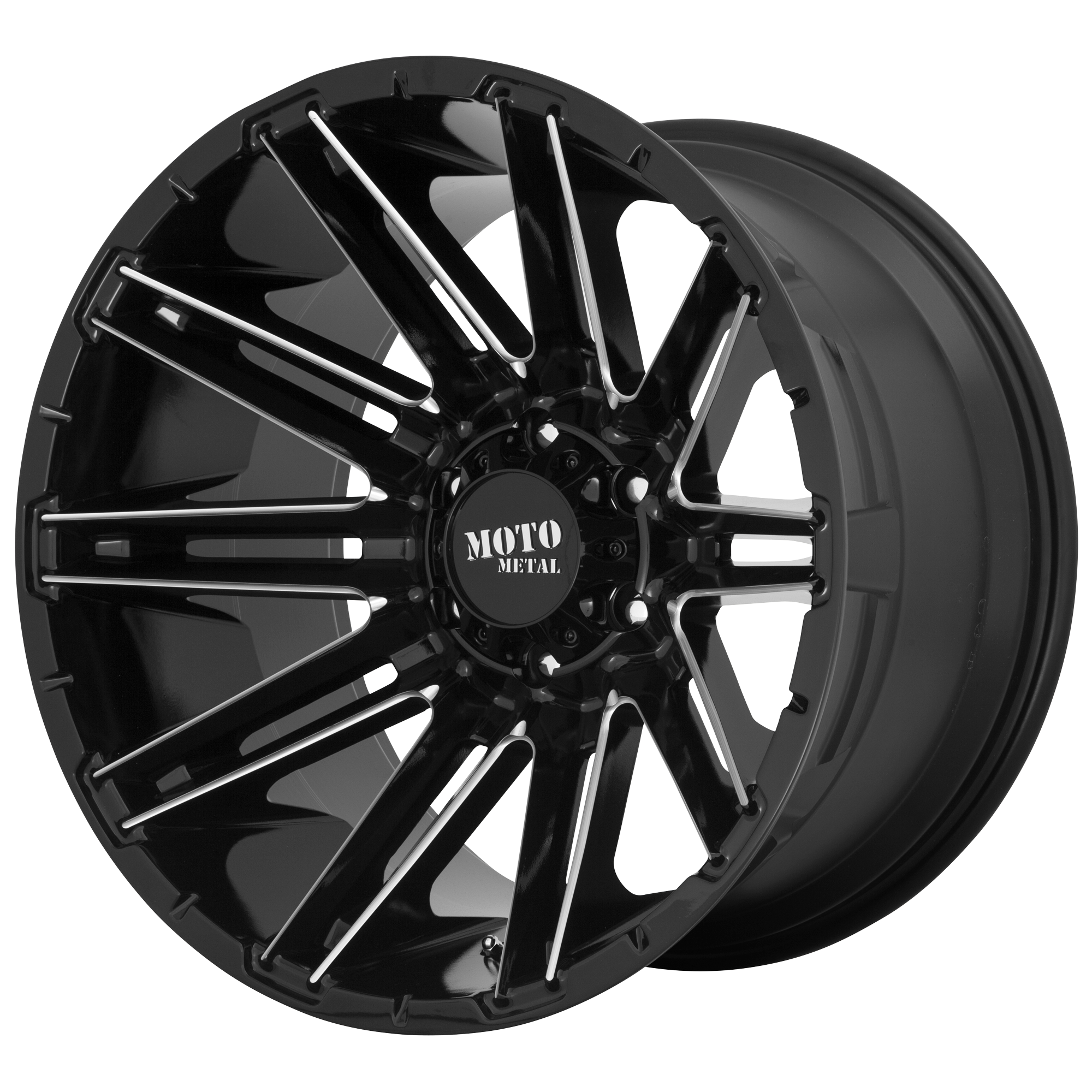 Moto Metal MO998 KRAKEN 22x10 -18 5x139.7/5x5.5 Gloss Black Milled