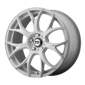 Motegi MR126 19X9.5 40 BLANK/BLANK Matte White With Milled Accents