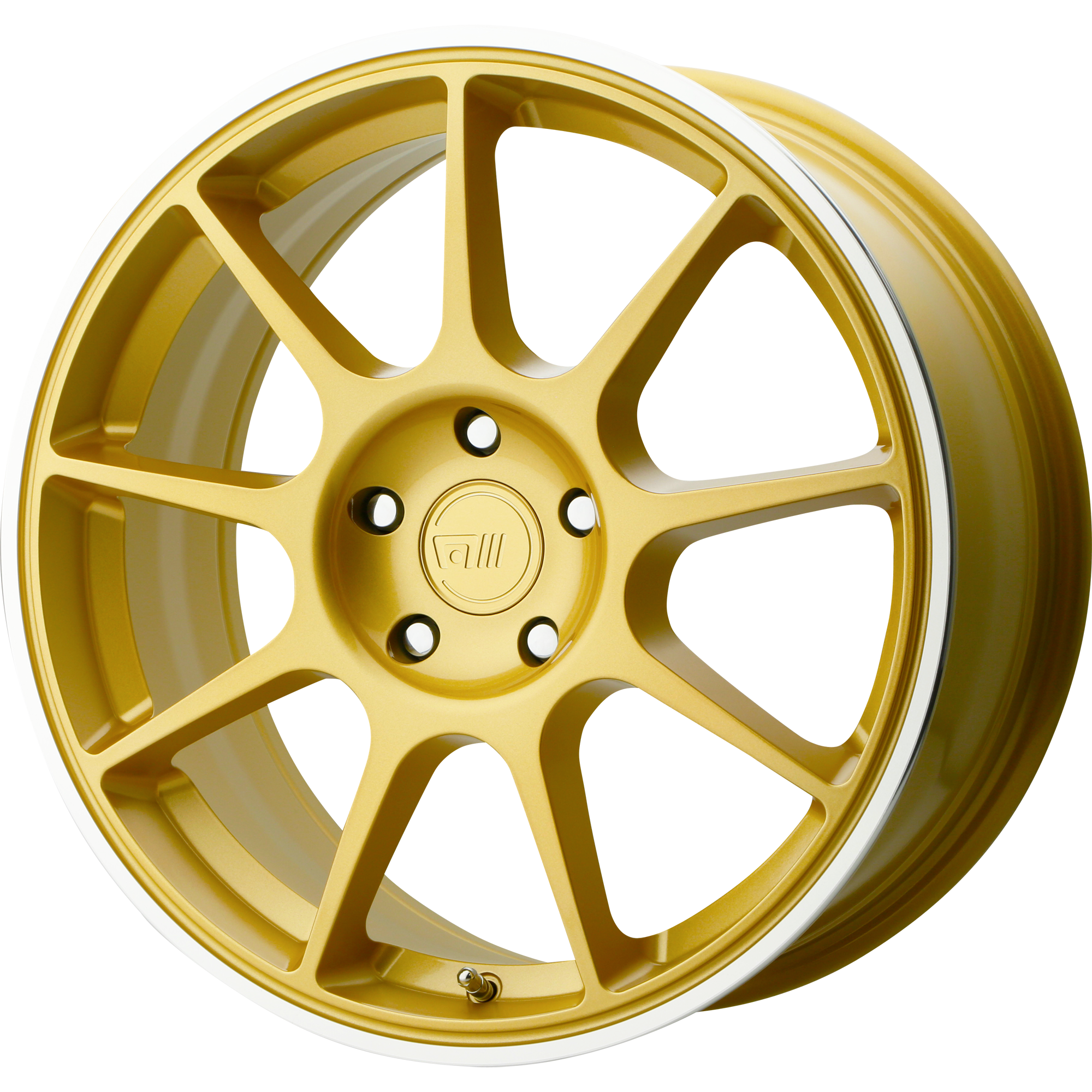 Motegi MR138 19X8.5 45 5X112/5X112 Gold Machined Lip