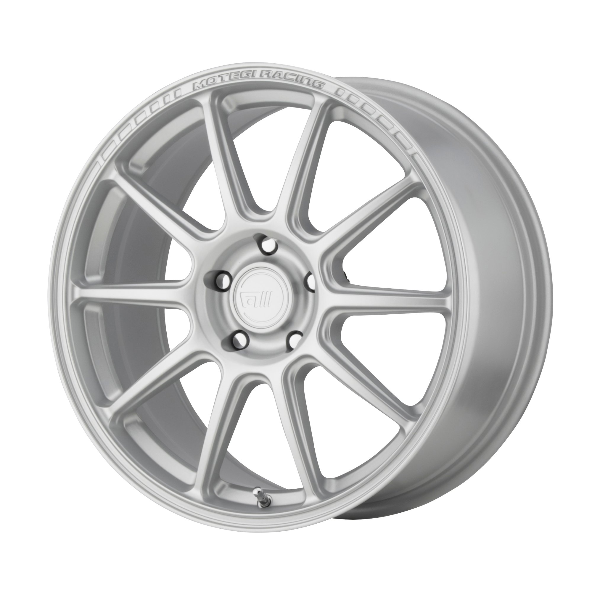 Motegi MR140 SS10 18x8.5 35 5x114.3/5x4.5 Hyper Silver