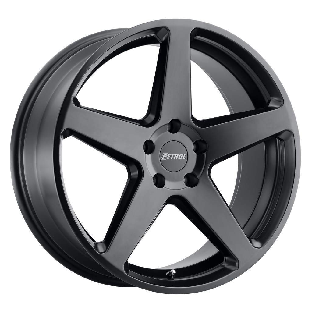 Petrol P2C 17X8 40 5X108/5X4.25 SEMI GLOSS BLACK