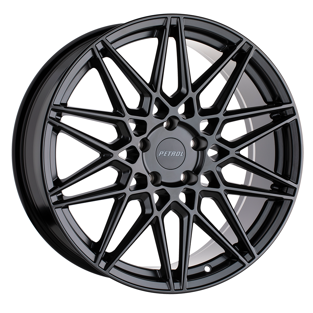 Petrol P3C 20X8.5 40 5X115/5X115 SEMI GLOSS BLACK