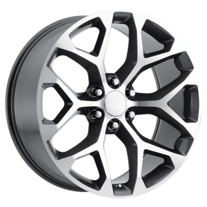 PERFORMANCE REPLICAS PR176 22X9 24 6X139.7/6X5.5 Gunmetal Machined