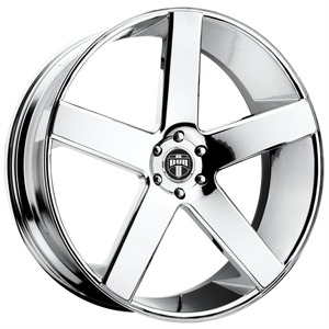 DUB 1PC S115 BALLER 24x10 31 6x135/6X5.3 CHROME PLATED