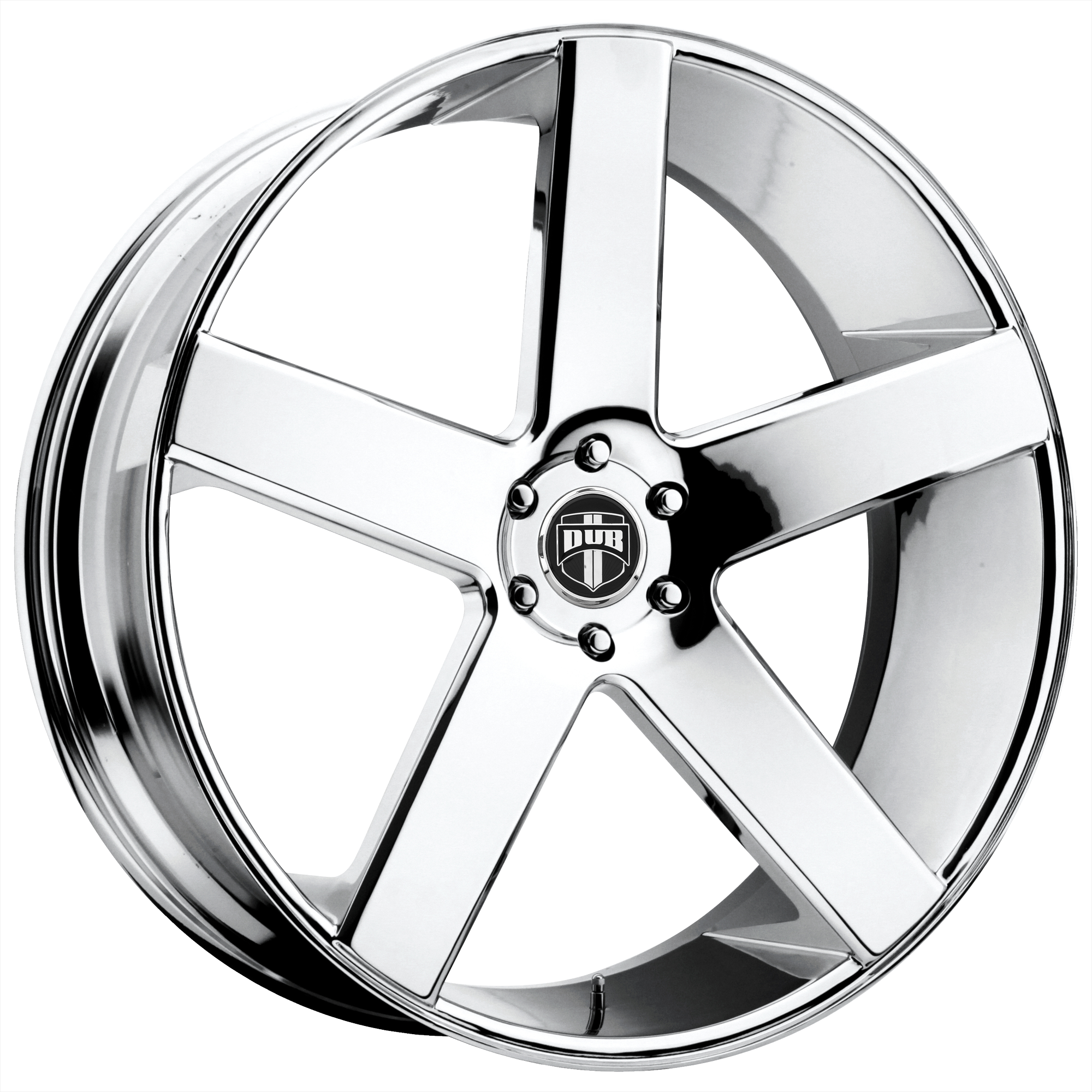 DUB 1PC S115 BALLER 22x9 15 5x115/5x115 CHROME PLATED