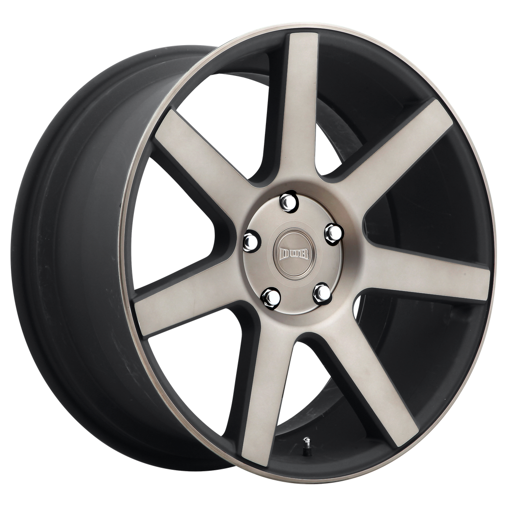 DUB 1PC S127 FUTURE 24x10 20 6x139.7/6x5.5 MATTE BLACK DOUBLE DARK TINT