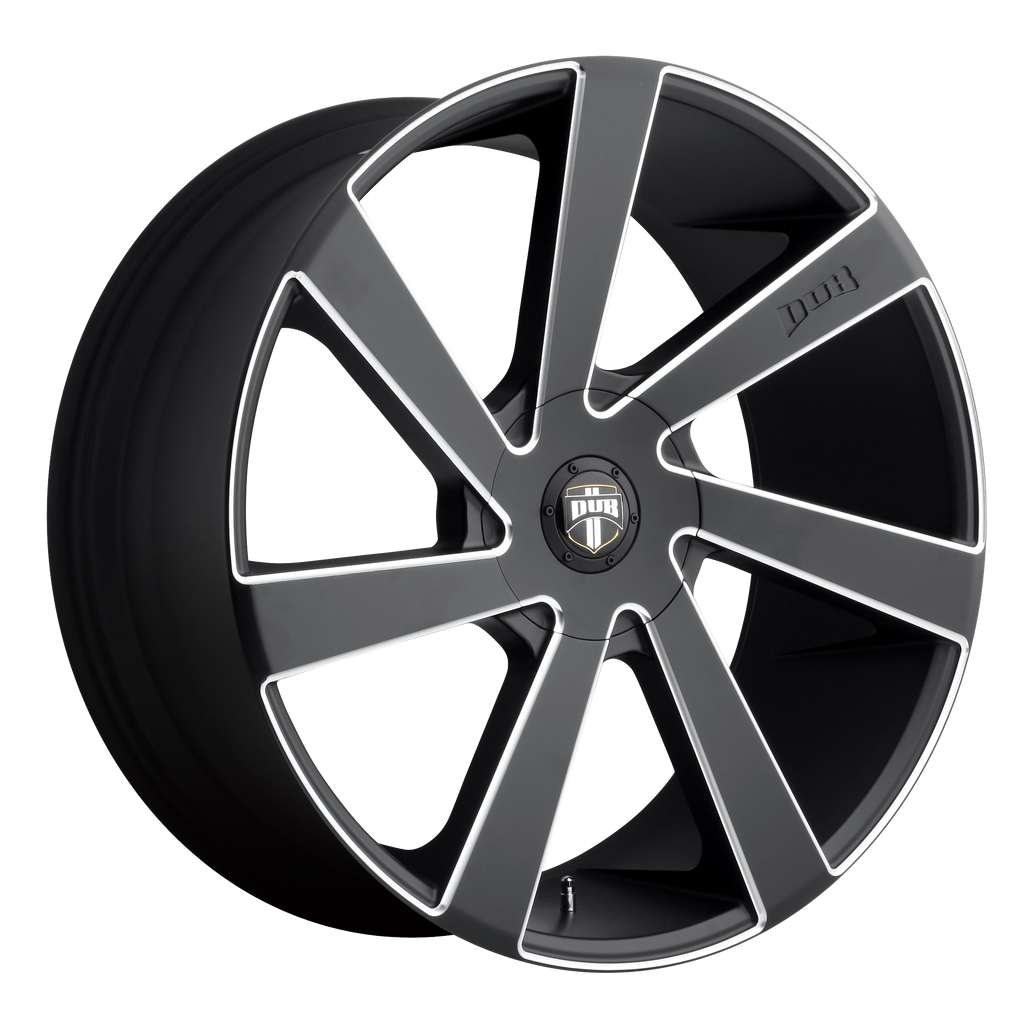 DUB 1PC S133 DIRECTA 22x9.5 30 6x135/6x139.7/6x135/5.5 MATTE BLACK MILLED